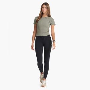 Vuori Daily Legging, black, drawstring, size medium